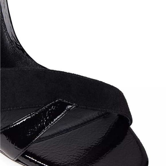 LANVIN Leather Ankle Strap Sandals US9 EU39 Rear Zip Made in Italy - Picture 3 of 7